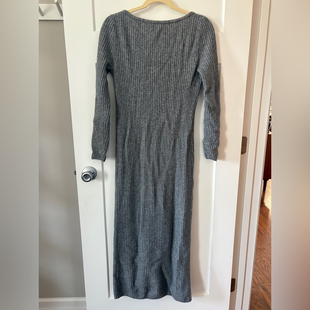 NWOT Abercrombie & Fitch Merino Wool Blend Sweater Dress - Picture 4 of 5